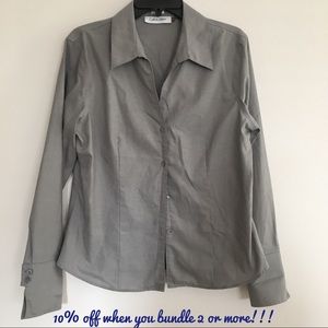 Calvin Klein Women’s  Gray Long Sleeve